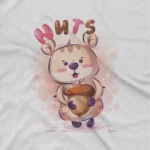 close up image of Penguin Graphic Tee by Apparel by Cetakshop. White kids t-shirt with a playful penguin graphic, perfect for any child who loves animals.